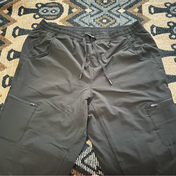 Eddie Bauer Flannel Lined Black Pants size 12 Woman - Picture 2 of 14